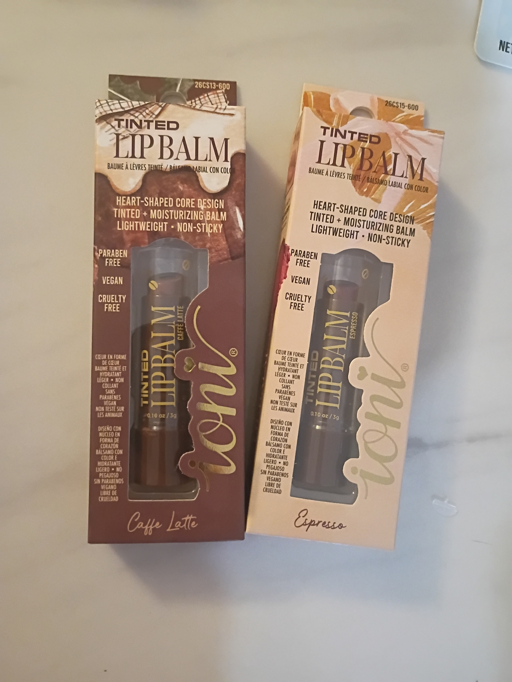ICON Tinted Lip Balm Duo - Caffe Latte & Espresso